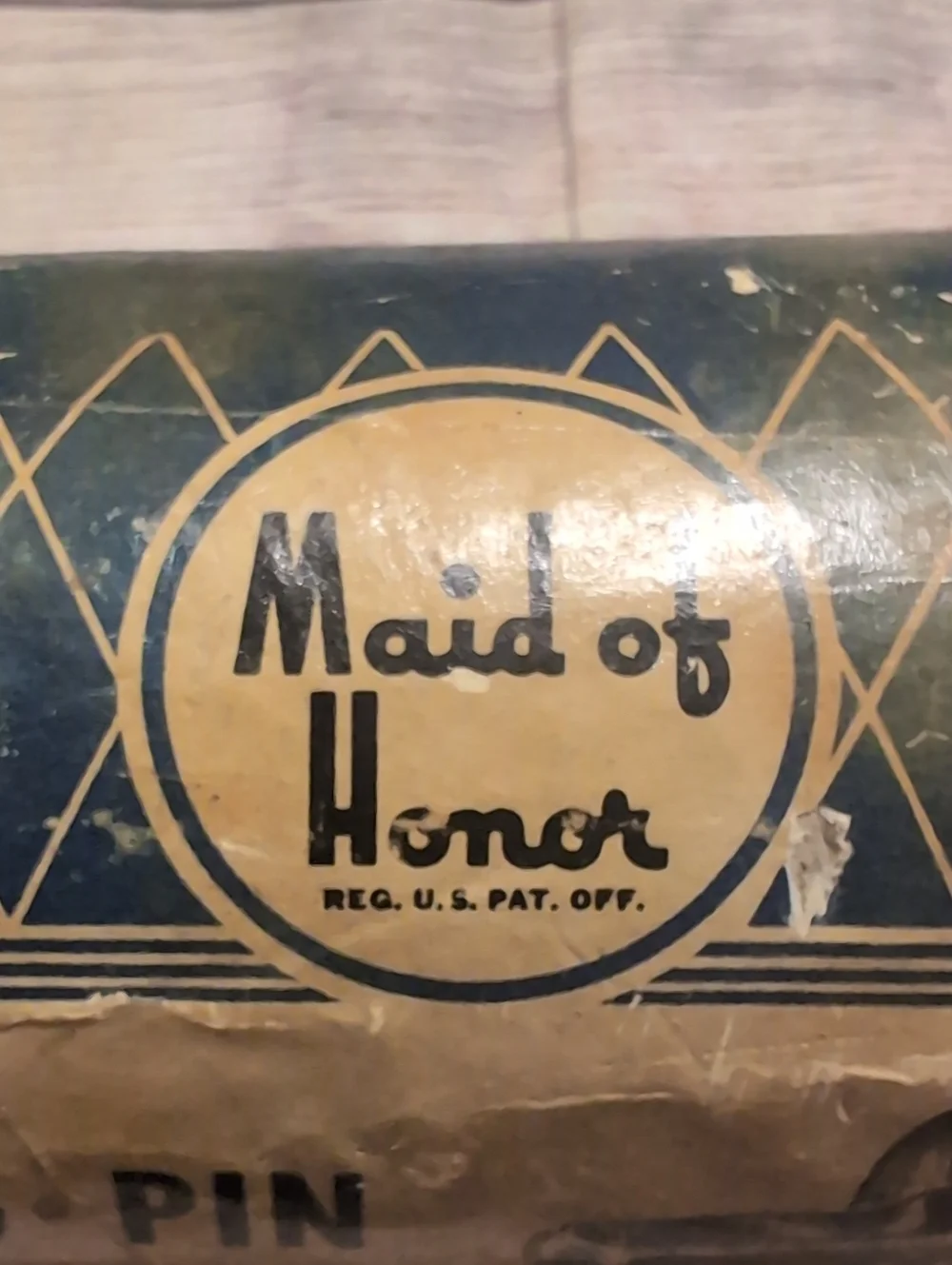 Maid Of Honor Vintage Ball Bearing Rolling Pin Sears Roebuck Circa 1930's